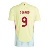 Camiseta de fútbol España Gerard Moreno 9 Segunda Equipación Euro 2024 - Hombre